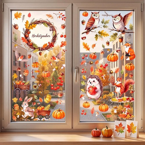 Herbst fensterbilder 101 - fensterbilder,