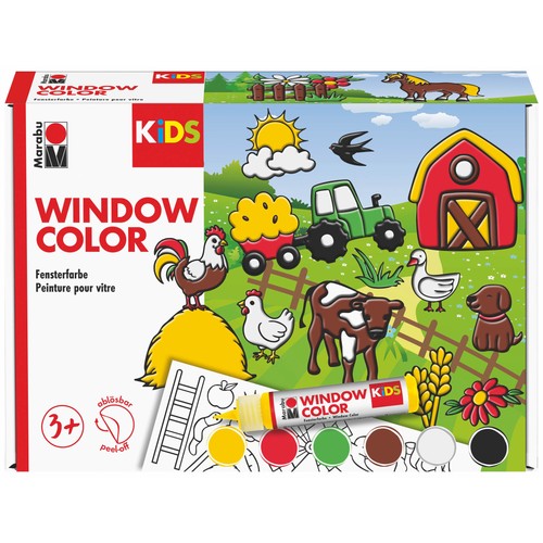 Marabu kids window color - color, set