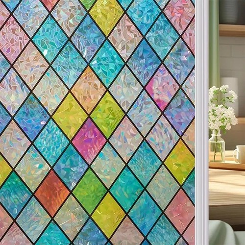 Regenbogenfarben fensterfolie - regenbogenfarben,
