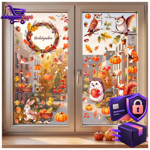 Herbst fensterbilder 101 - fensterbilder,