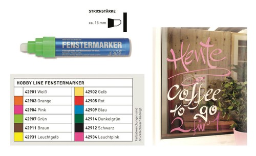 Fenstermarker hobby line - fenstermarker,